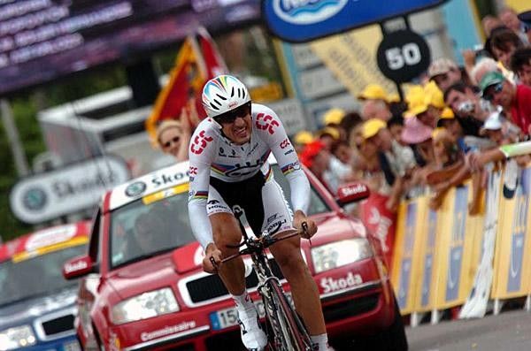 Fabian Cancellara wags his tongue