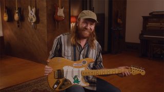 Austin MacNutt with the Fender Jerry Garcia Alligator Stratocaster