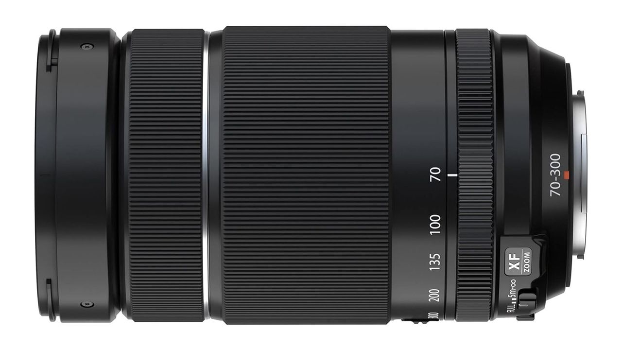 Fujifilm XF 70-300mmF4-5.6 R LM OIS WR on a white background