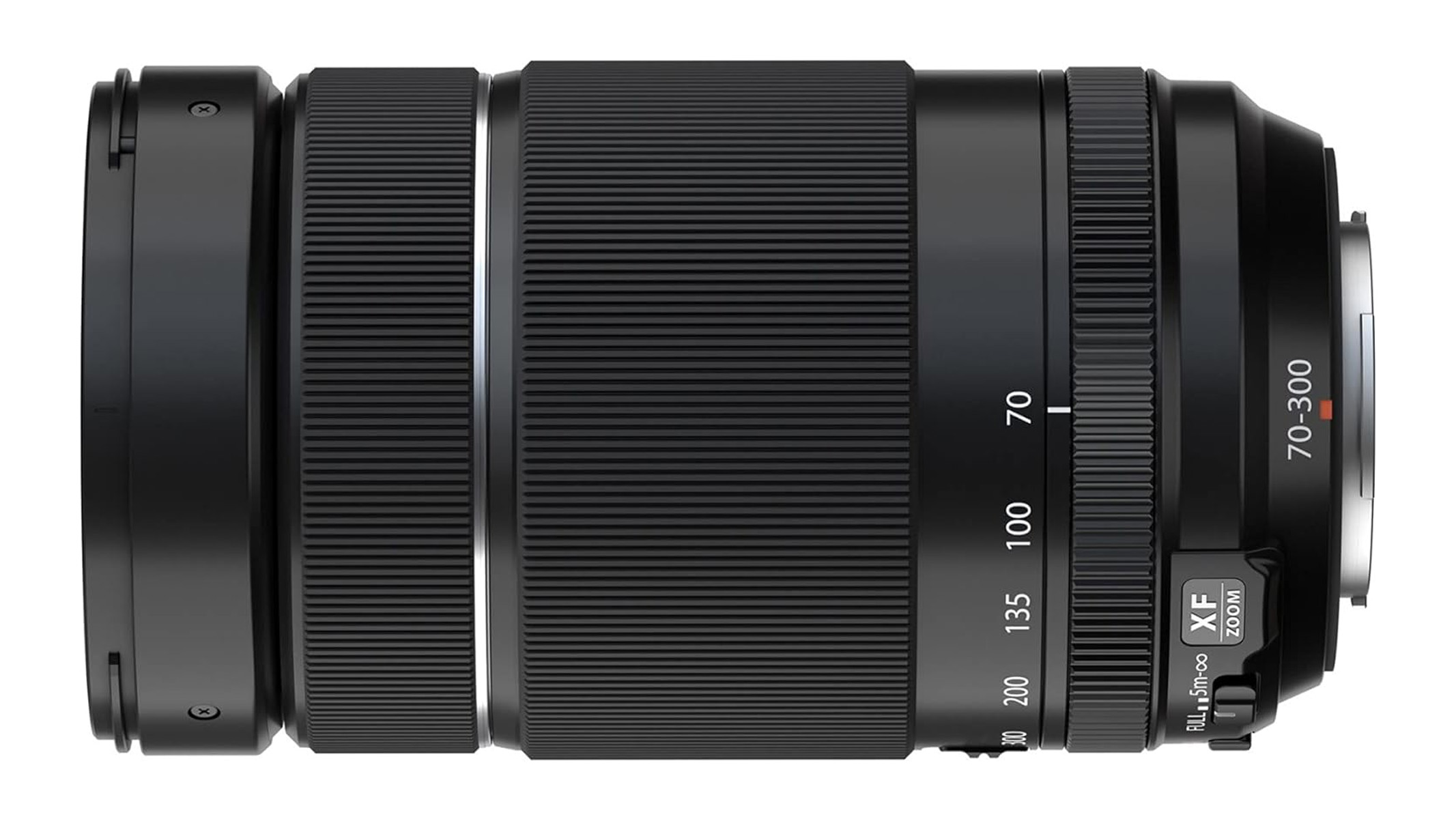 Fujifilm XF 70-300mmF4-5.6 R LM OIS WR on a white background