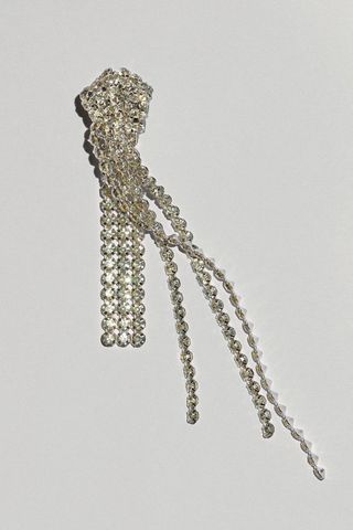 H&M Rhinestone-Embellished Clip Earrings