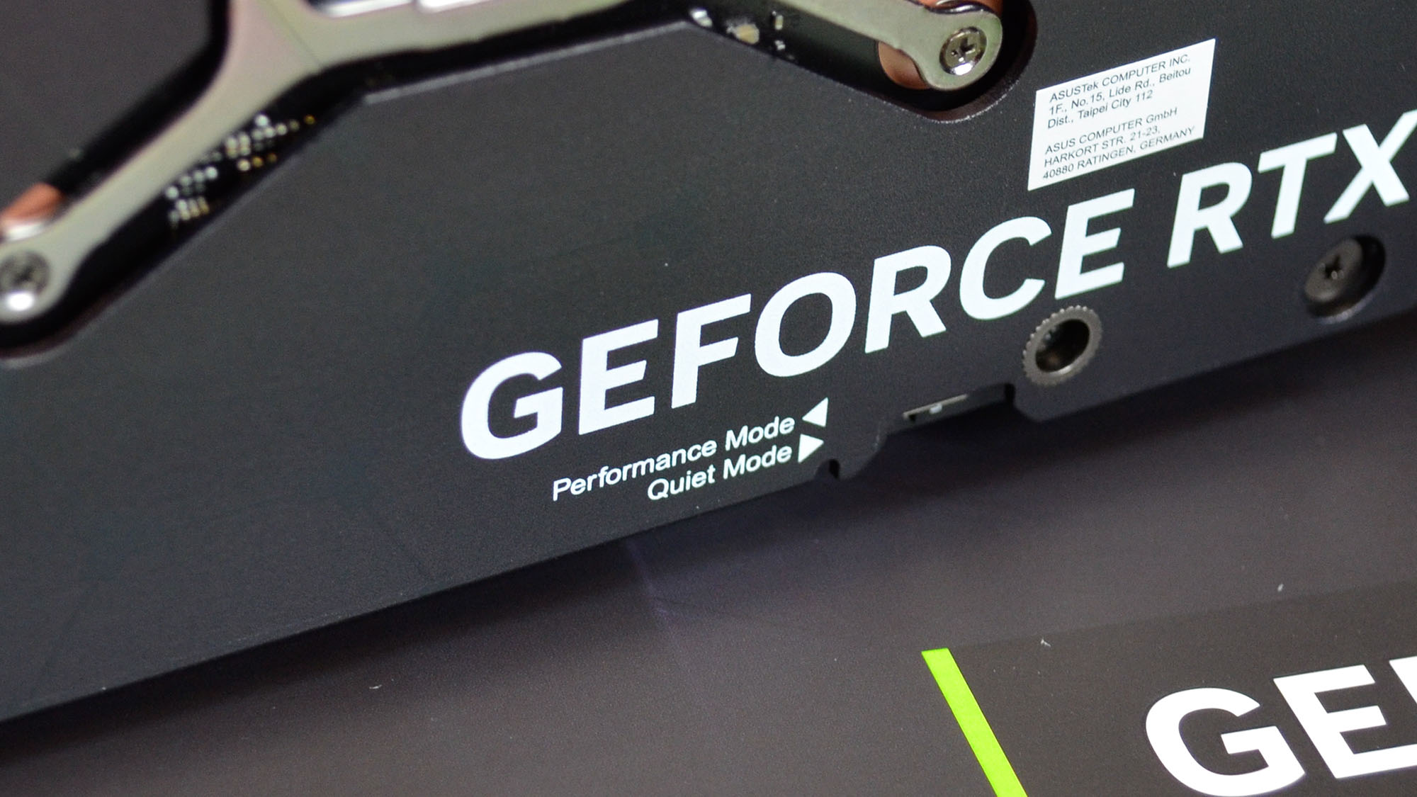 An Nvidia GeForce RTX 4070 Ti Super sitting on a desk