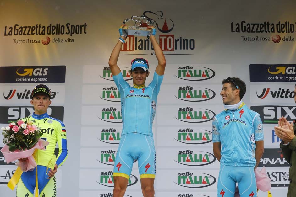 The Milan-Turin podium