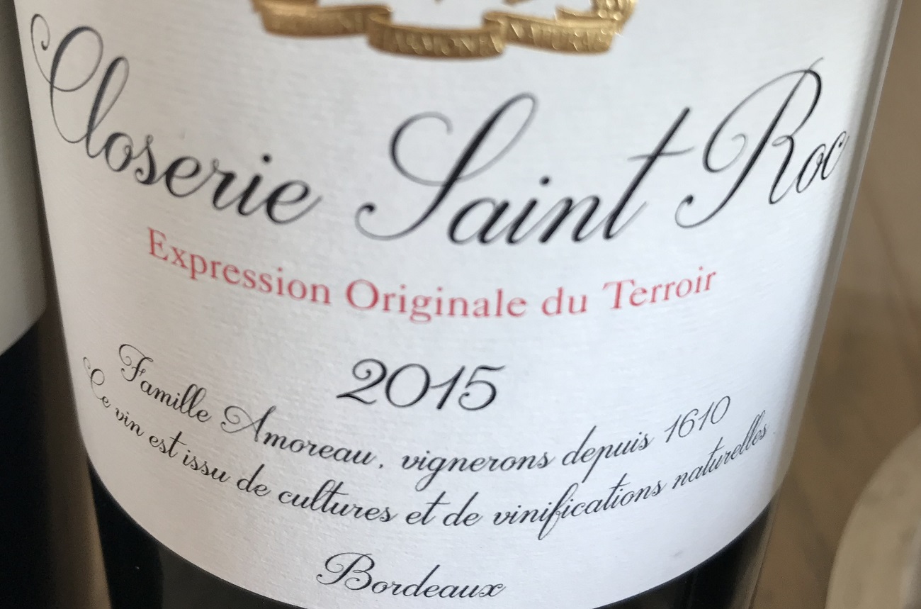 Closerie Saint Roc wine