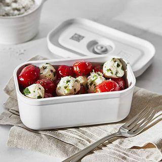 ZWILLING Fresh & Save Small Lunch Box, Airtight Food Storage Container, Meal Prep Container, BPA-Free, White