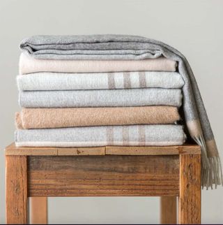 the best throw blankets from Avocado Green Mattress folded