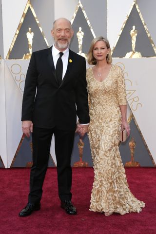 J.K. Simmons & Wife At The Oscars 2016