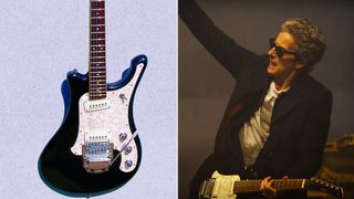 A Yamaha SVG300 and Peter Capaldi playing it as Doctor Who