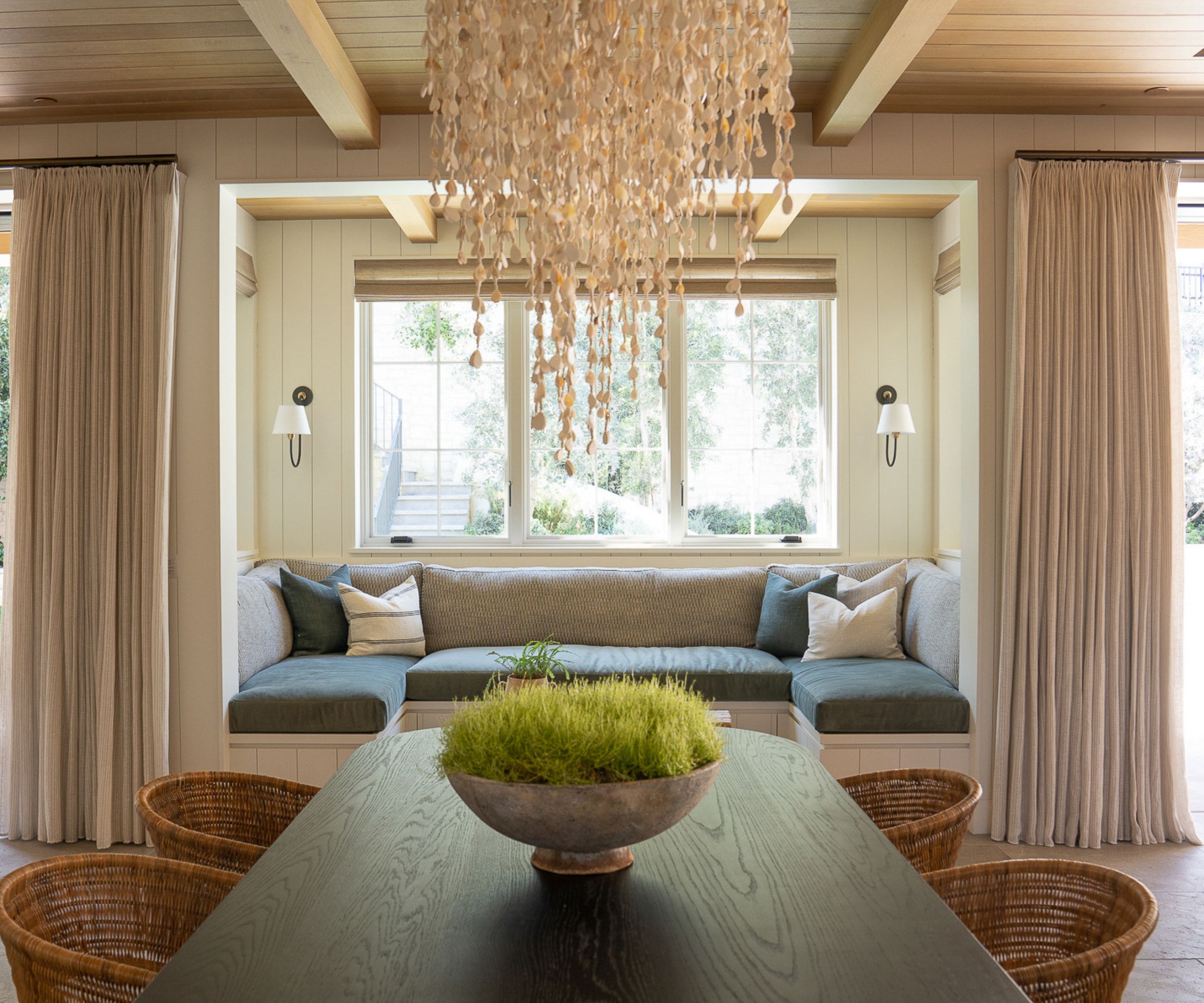 dining table and breakfast nook