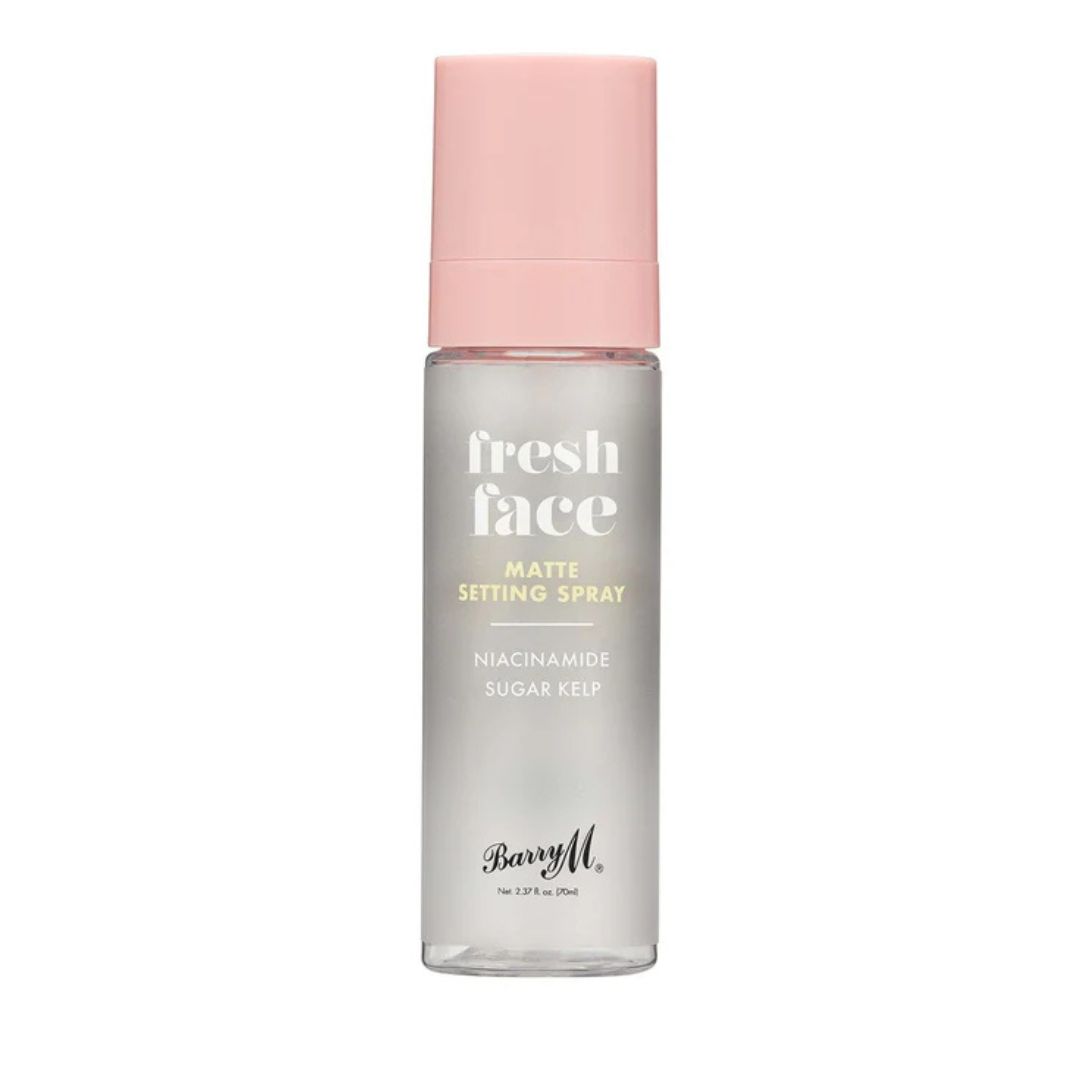 a packshot of barry m matte setting spray