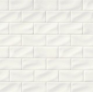White subway tiles