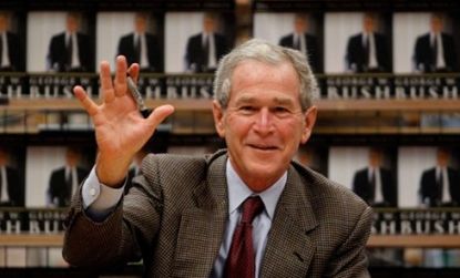 Bush's peak approval ratting had hit 90 percent the week after 9/11, but had fallen to under 30 percent by the time he left office eight years later.