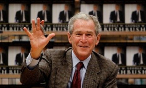 Bush&amp;#039;s peak approval ratting had hit 90 percent the week after 9/11, but had fallen to under 30 percent by the time he left office eight years later.