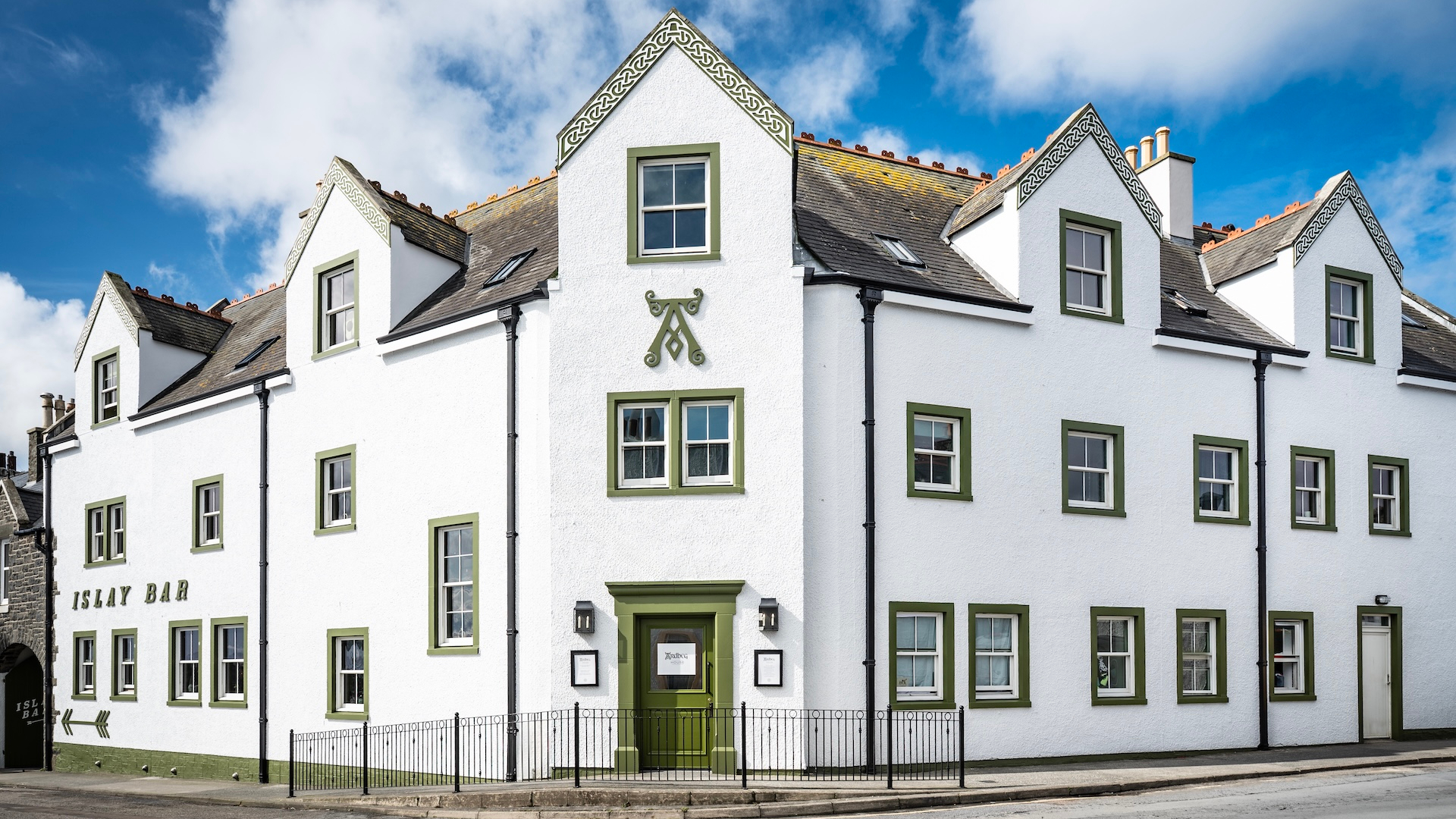 Ardbeg House hotel from the front 