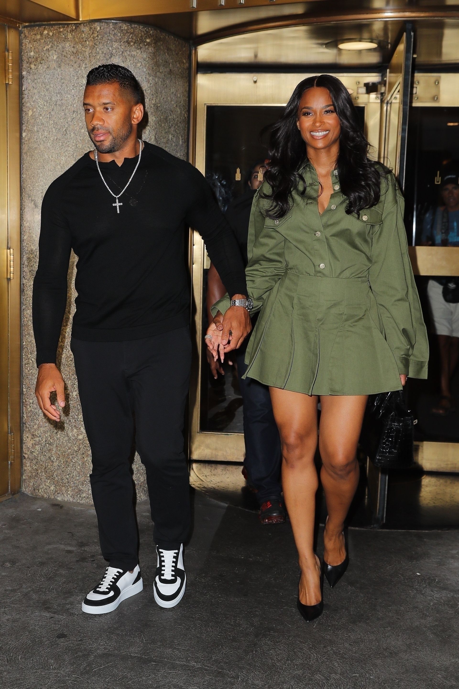 Ciara and Russell Wilson step out after his Tonight Show appearance in New York