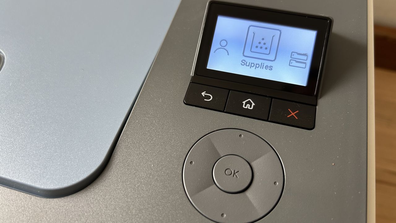 HP Color LaserJet Pro 3201dw during our printer test procedure