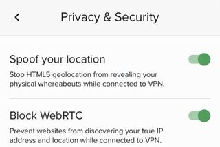 ExpressVPN's Android app's privacy and security