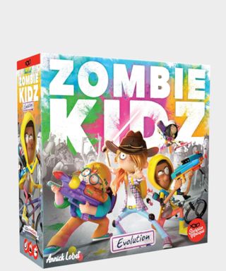 Zombie Kids Evolution box on a plain background