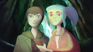 Oxenfree erzählt eine kurze, interessante Geschichte, die dir durch malerische, ansehnliche Bilder präsentiert wird.