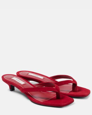 Toteme Suede thong sandals