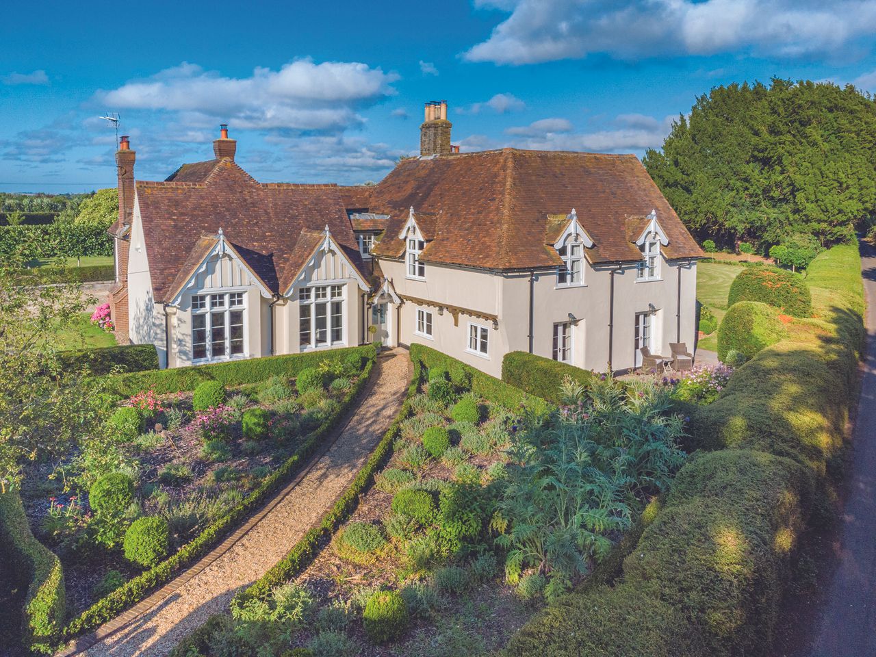 View of a house in Cambridge, Lynsted, Kent.