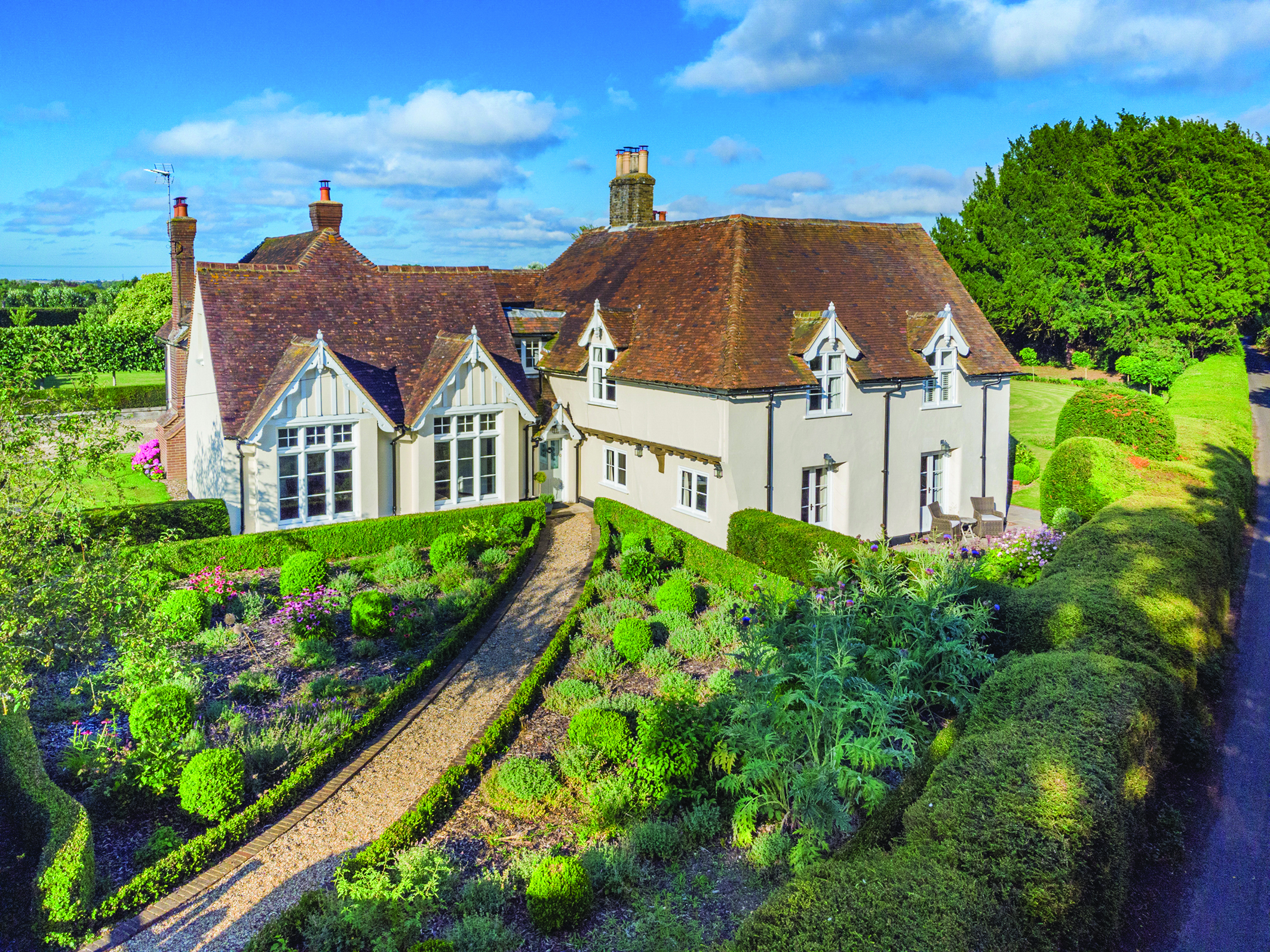 View of a house in Cambridge, Lynsted, Kent.