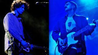 MILAN, ITALY - MARCH 23: David Noonan and Mete Jaylon of Just Mustard open for Fontaines D.C. at Alcatraz on March 23, 2022 in Milan, Italy. (Photo by Roberto Finizio/Getty Images)