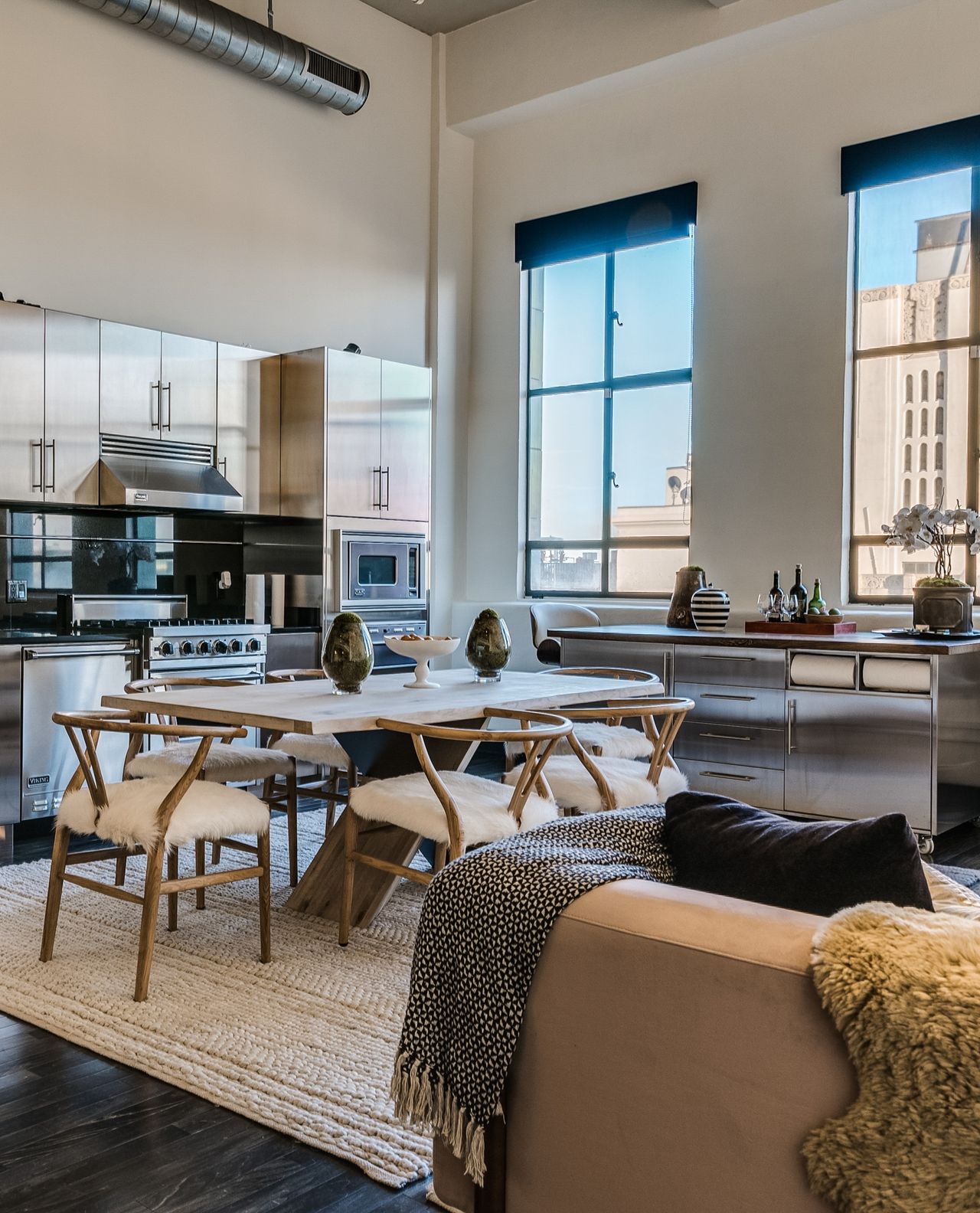 Open plan living space