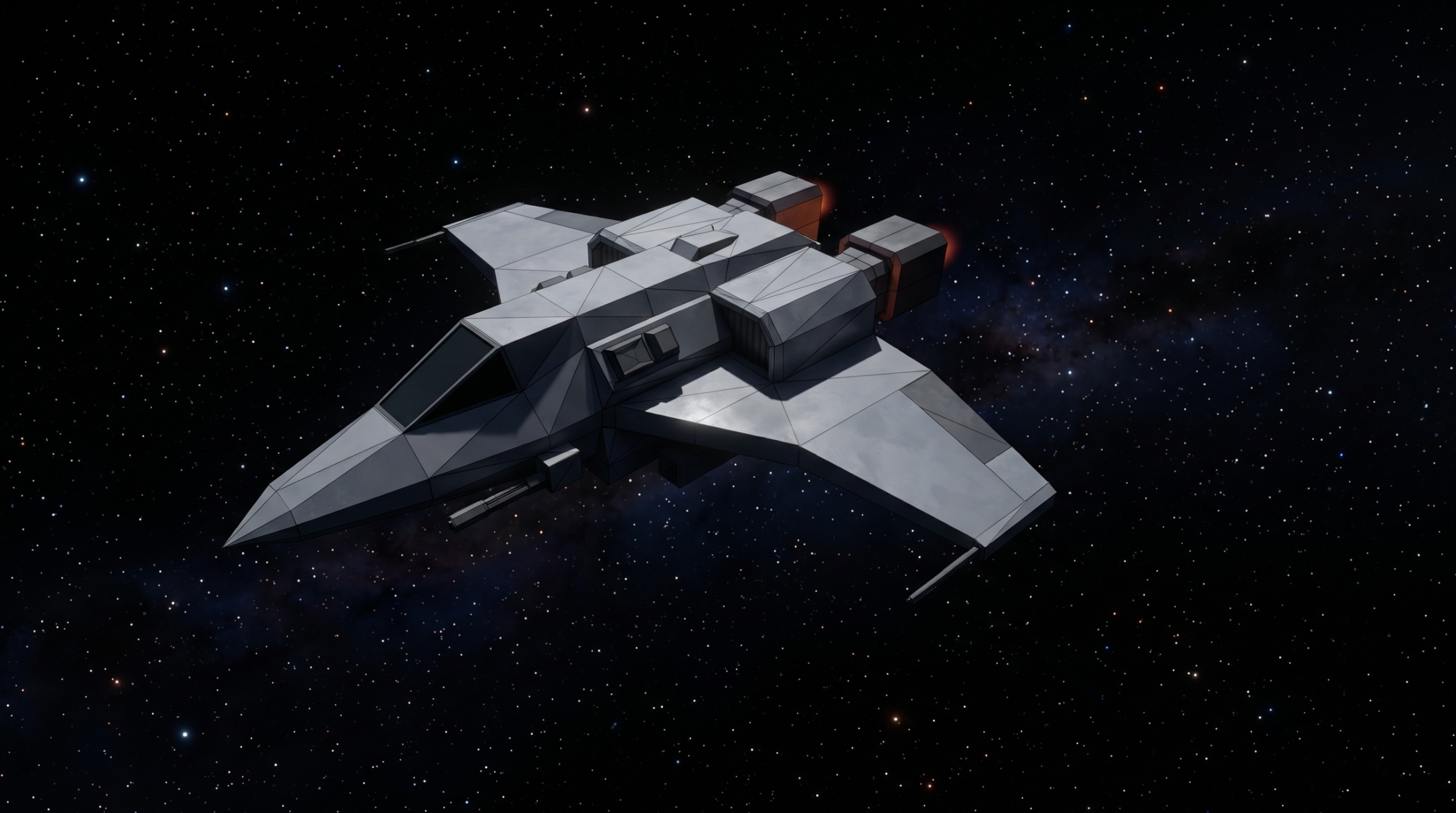 Spacecraft in the sky