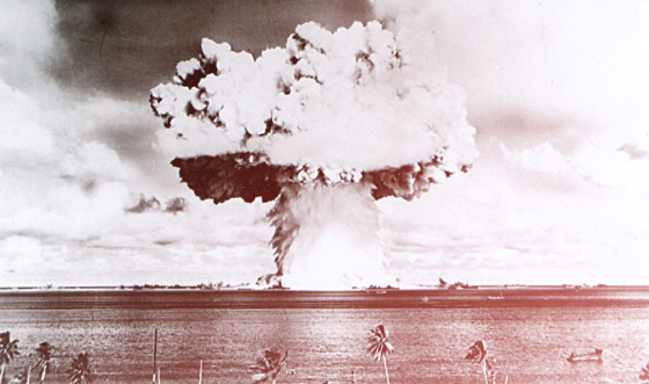 The use of nuclear bombs is widely disputed.