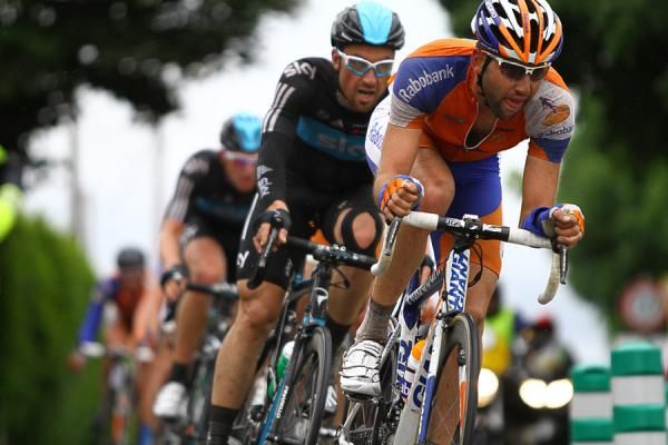 Rabobank leads the peloton