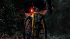 The Magicshine SEEMEE 300 rear light on a bike