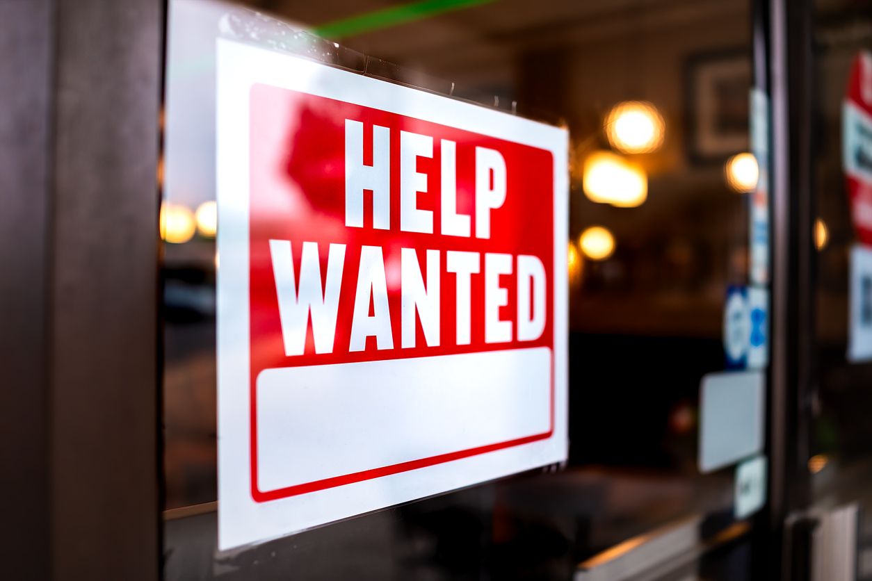 Help Wanted sign