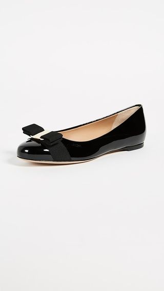 Ferragamo Varina Patent Flats