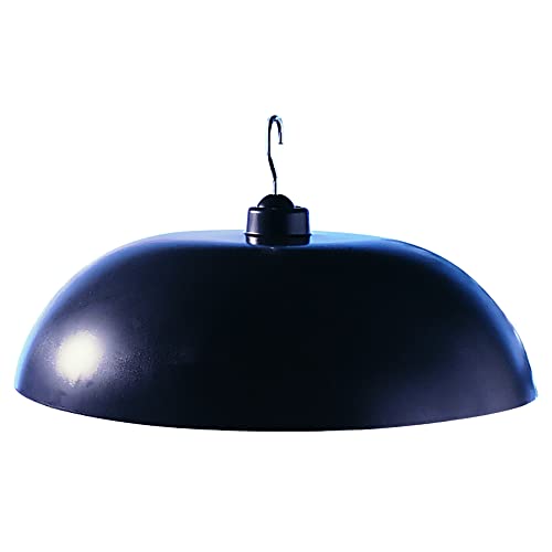 North States Two-Way Squirrel Baffle: Protects Bird Feeders, Hang or Pole Mount (pole Sold Separately). Adjustable to Fit Poles .5" to 1.25". Large Resin Baffle (15.75 Diameter, Gray)