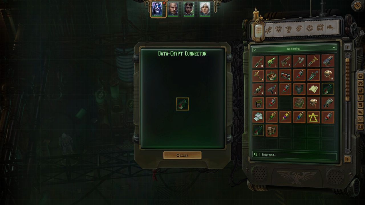 Rogue Trader lab puzzle - Data Crypt