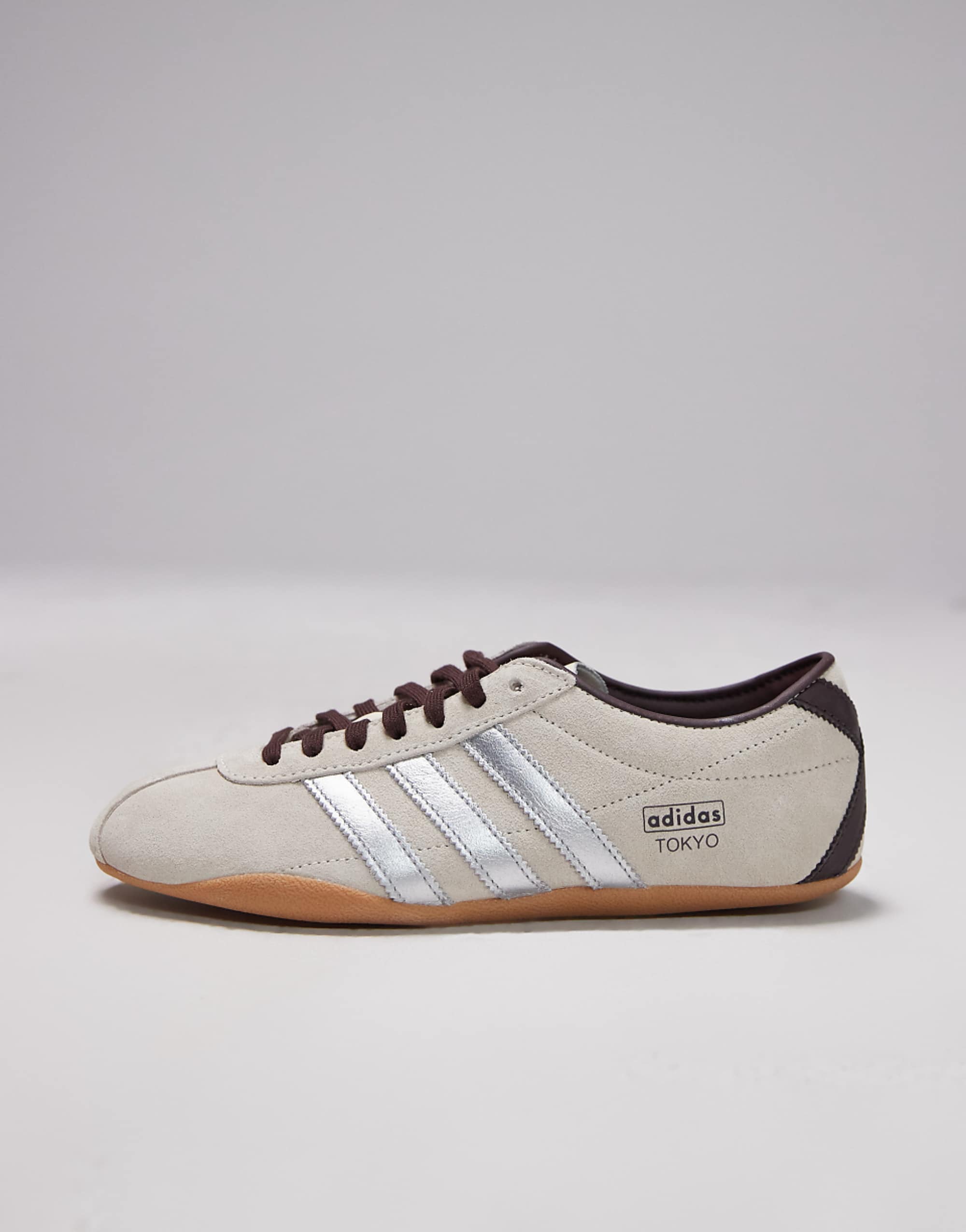 Adidas Originals Disco Tokyo Trainers in Metallic Silver and Brown - Exclusive to Asos