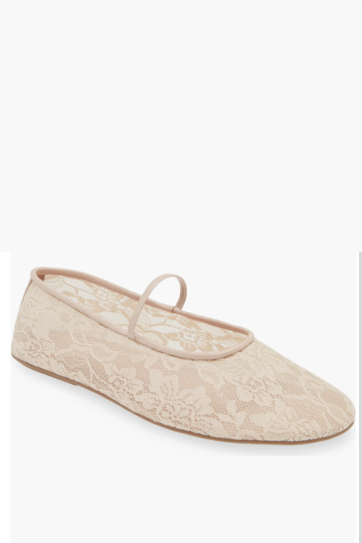 Mesh Mary Jane Flat