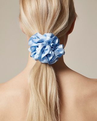 Maryam Nassir Zadeh X J.crew Gathered Ribbon Scrunchie