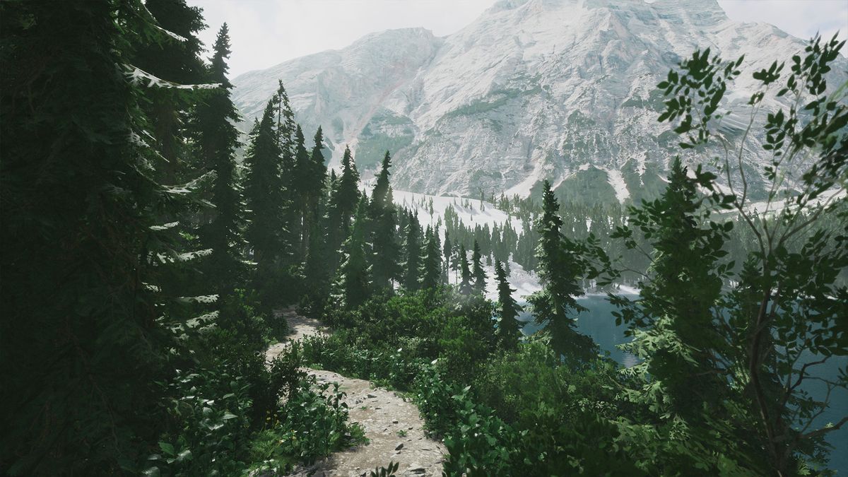 A screenshot from the Lushfoil Photography Sim game