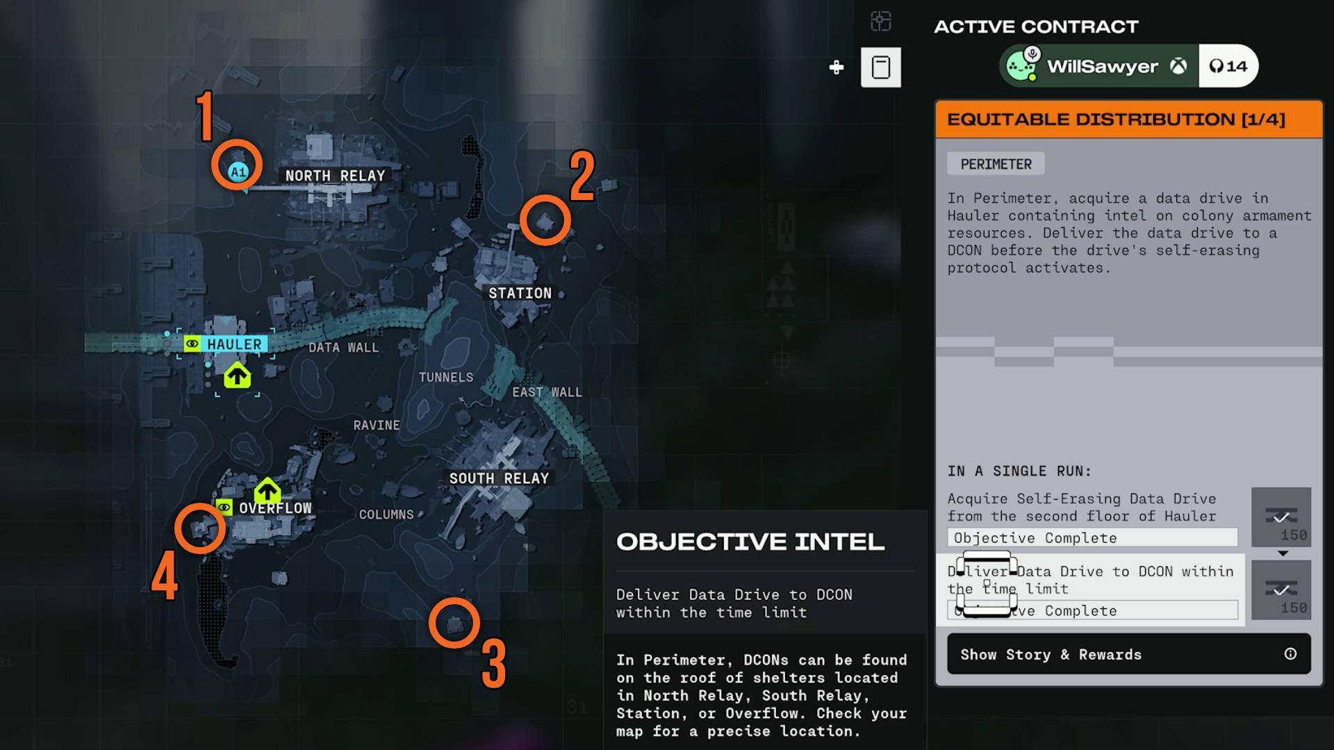Marathon DCON map for Perimeter