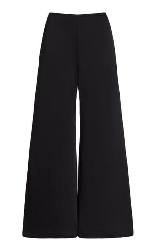 Barb Satin Wide-Leg Pants