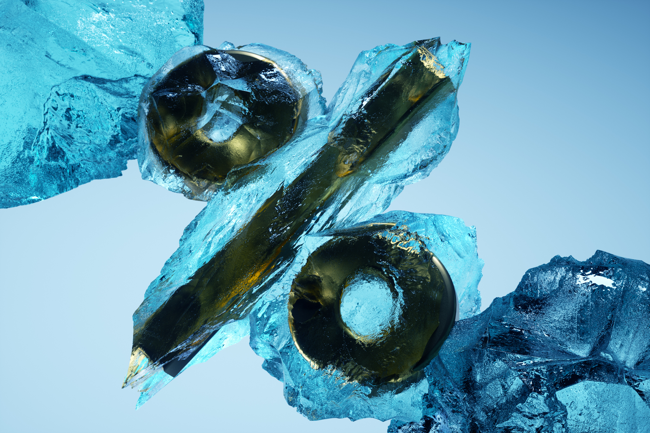 percent sign frozen