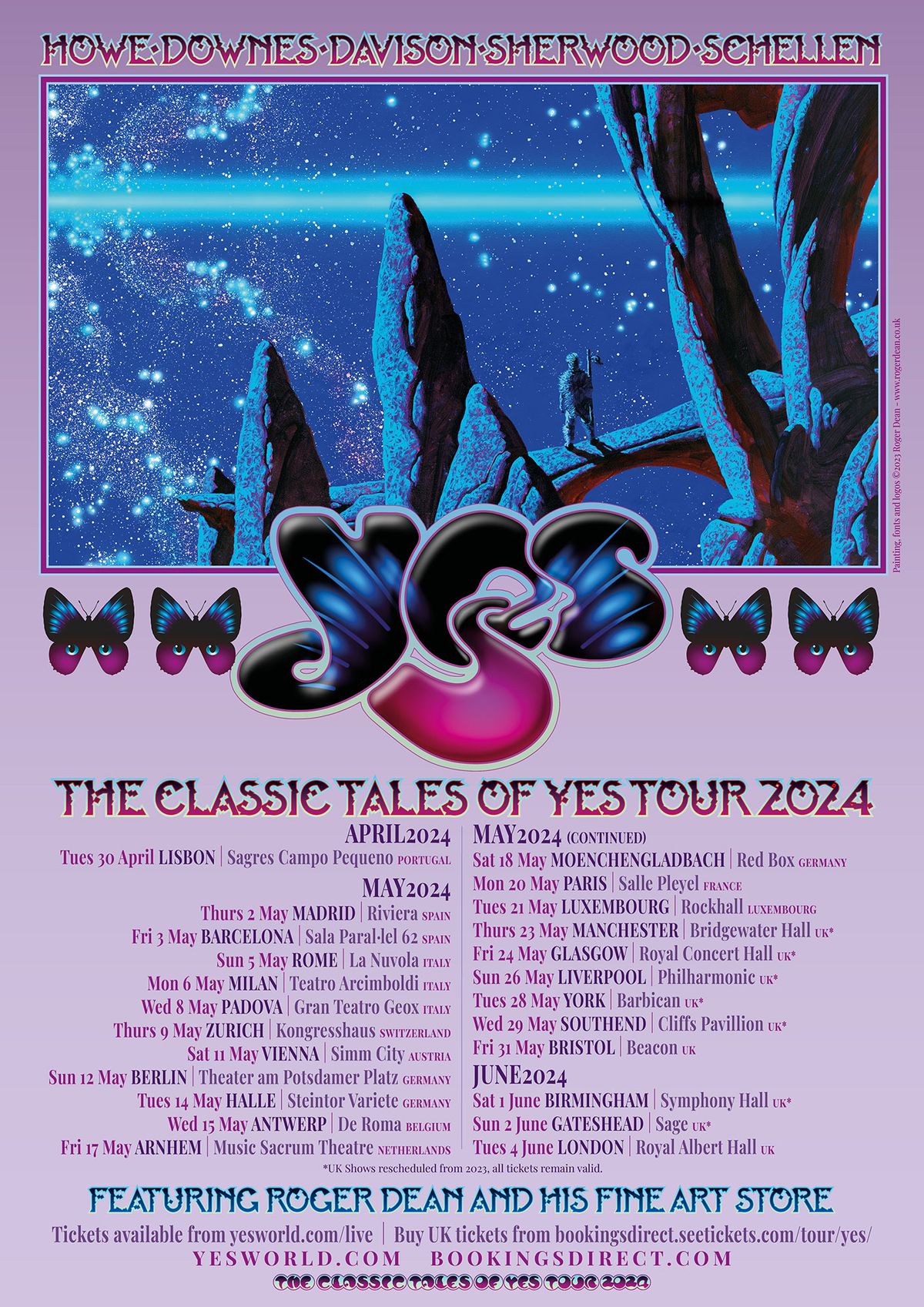 Classic Tales Of Yes Tour Setlist