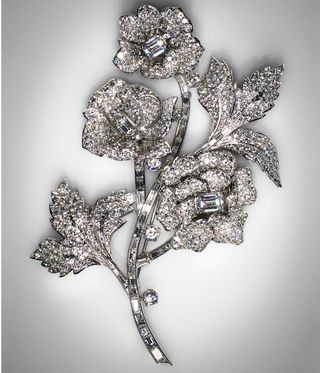 Diamond brooch by Tiffany & Co