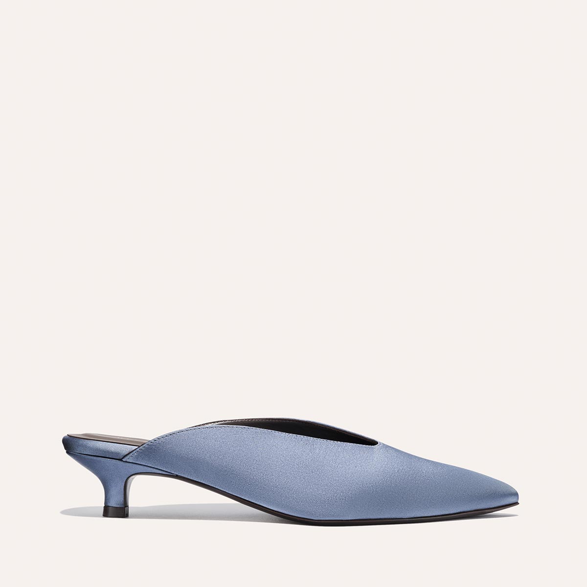 The Romy - Slate Blue Satin
