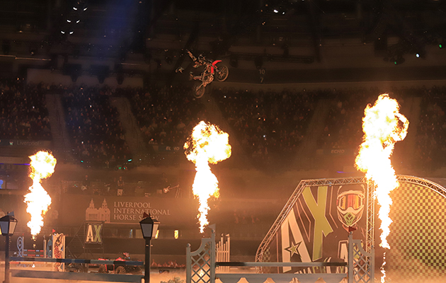 Rather them than us&hellip; Motocross is taken to another level with riders flying off a purpose built ramp with their bikes 40 feet in the air