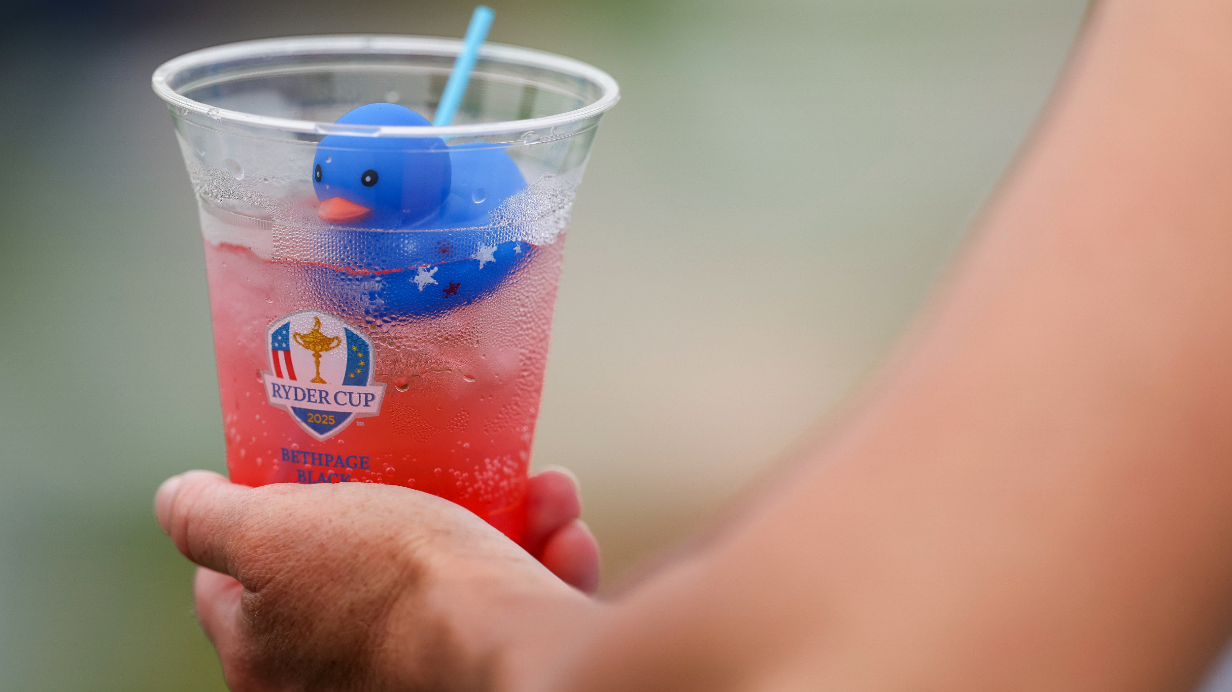 A beverage at the Ryder Cup 