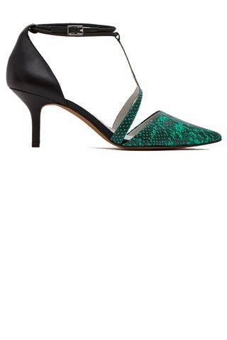 Reiss Double Ankle Strap Court Shoes, £159
