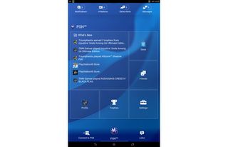 Sony Xperia Z2 Tablet Playstation App